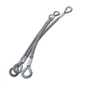 Wire Anchor Slings  with a plastic protective sleeve WS100 – 1.0M